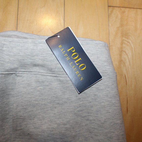 NWT POLO RALPH LAUREN MEN'S LOGO EMBOSSED BIG TALL DOUBLE KNIT JOGGER GRAY - Picture 4 of 6